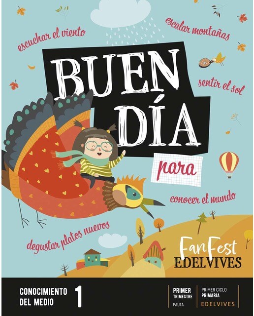 Portada de Proyecto: FanFest. Conocimiento del medio 1 - Pauta. Trimestres (Tapa blanda).