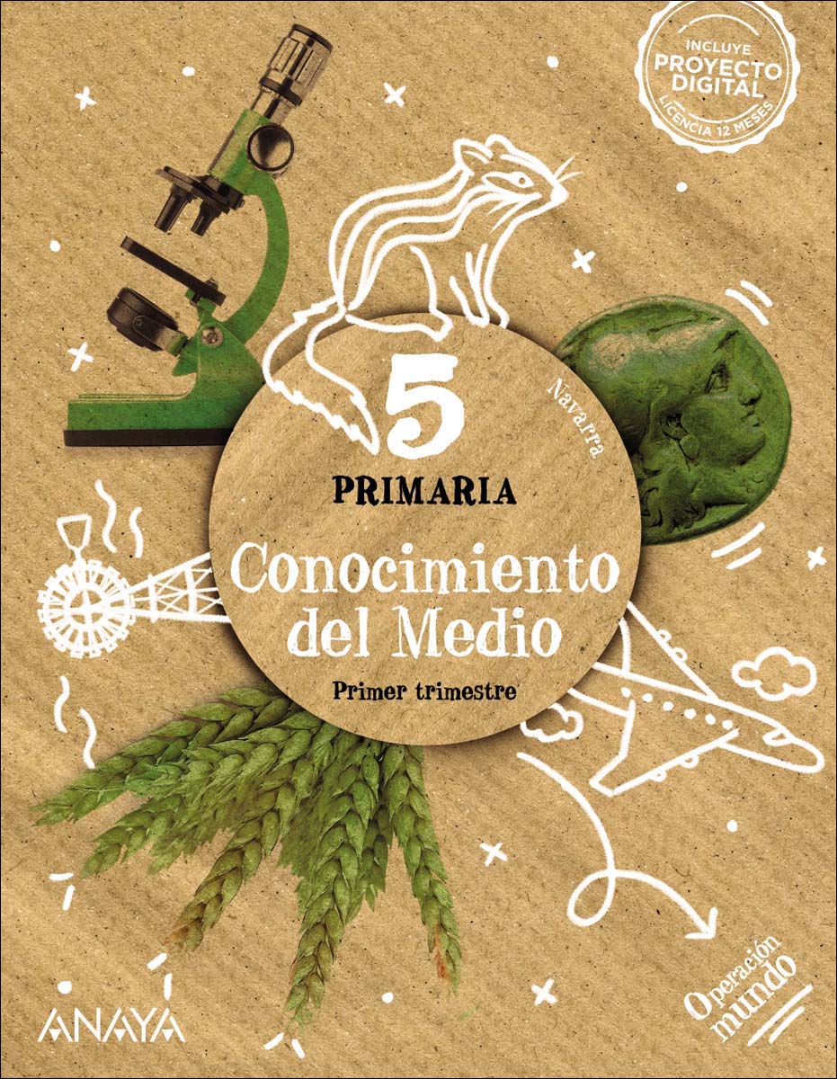 Portada de CONOCIMIENTO DEL MEDIO 5..