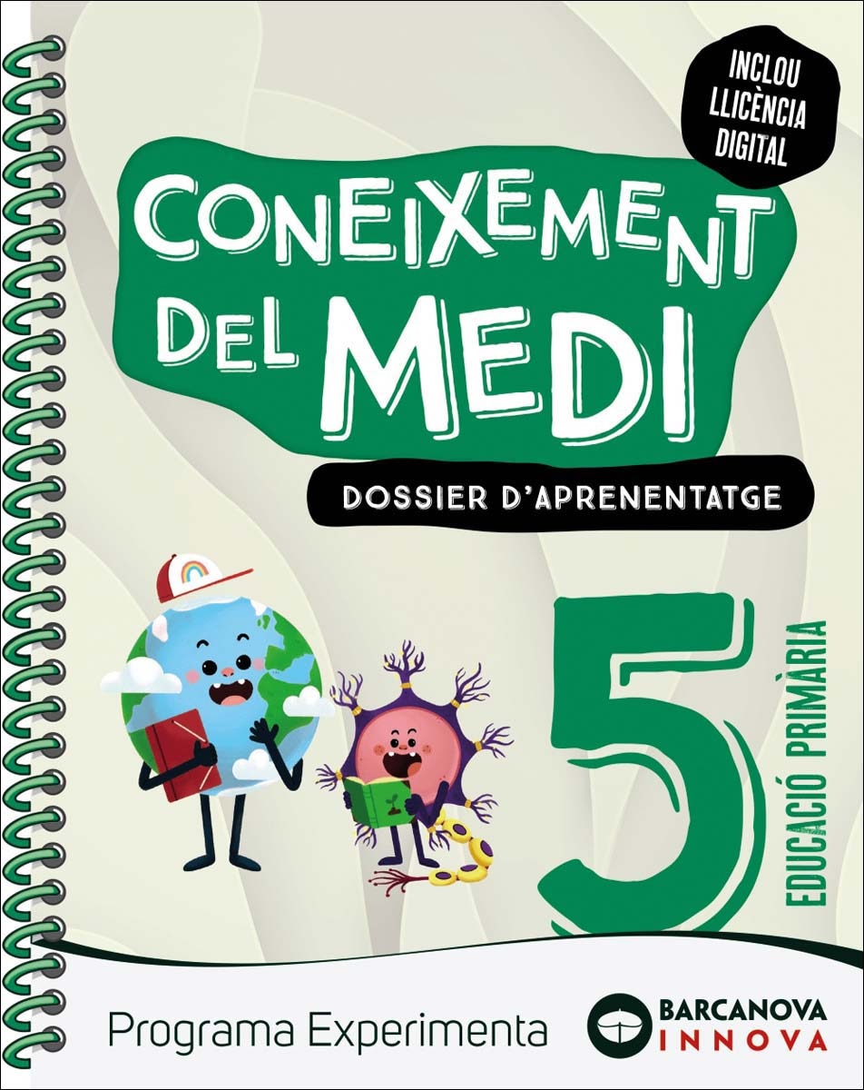 Portada de Experimenta 5. Medi. Dossier d'aprenentatge.