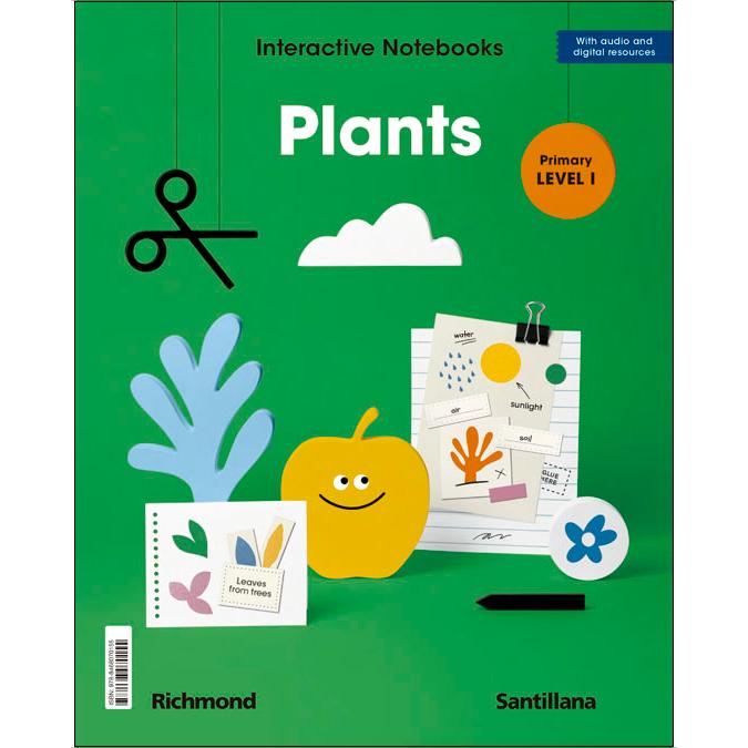 Portada de INTERACTIVE NOTEBOOKS PRIMARY LEVEL I PLANTS.