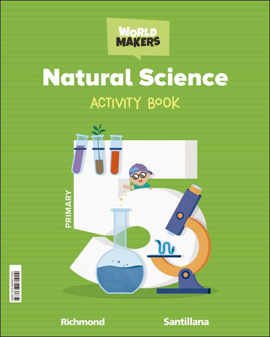 Portada de NATURAL SCIENCE 5 PRIMARY ACTIVITY BOOK WORLD MAKERS (Tapa blanda).