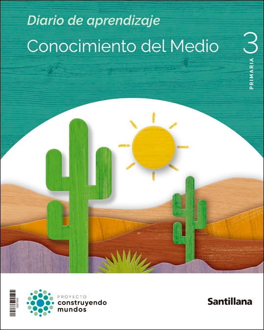 Portada de CONOCIMIENTO DEL MEDIO MOCHILA LIGERA 3 PRIMARIA CONSTRUYENDO MUNDOS (Tapa blanda).