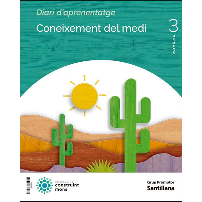Portada de CONEIXEMENT DEL MEDI 3 PRIMARIA CONSTRUINT MONS (Tapa blanda).