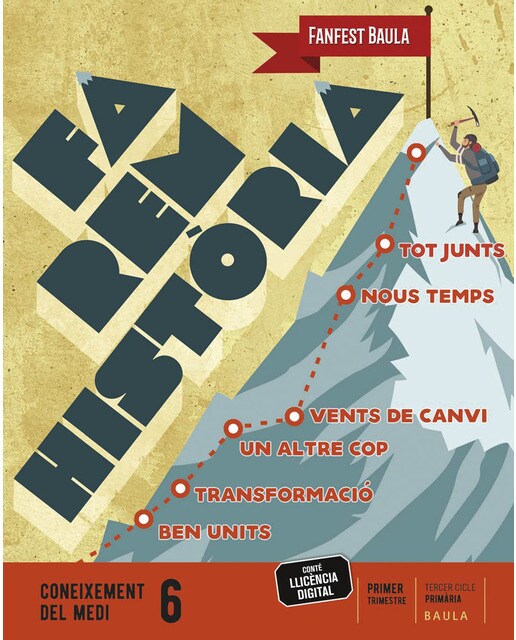 Portada de Coneixement del Medi 6è Primària LA Fanfest.