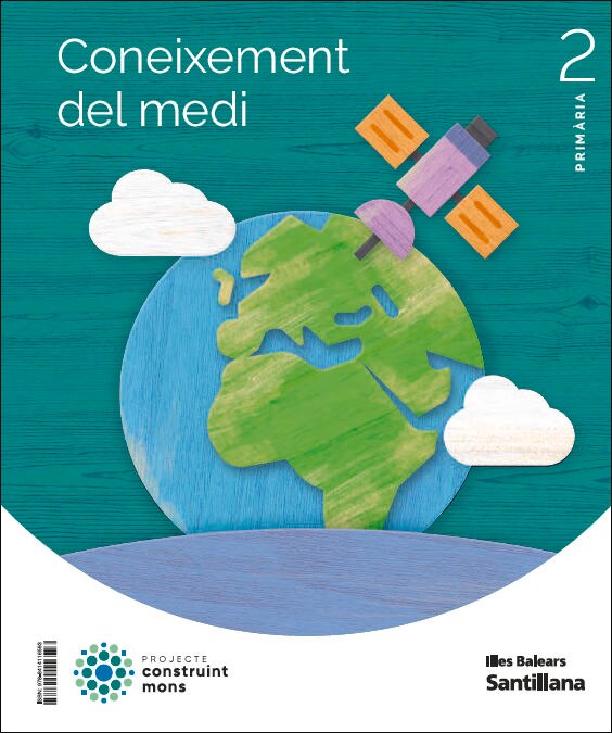 Portada de CONEIXEMENT DEL MEDI 2 PRIMARIA CONSTRUINT MONS.