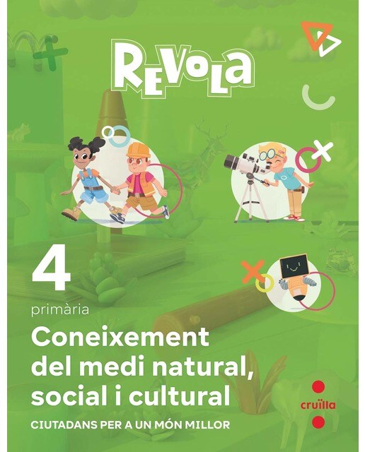 Coneixement del Medi Natural, Social i Cultural. 4 Primària. Revola. Cruilla (Tapa blanda) 1