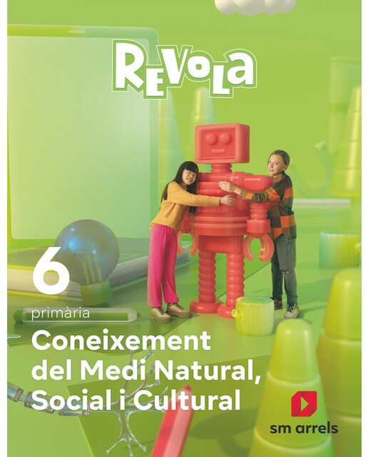 Portada de Coneixement del Medi Natural, Social i Cultural. 6 Primària. Revola (Tapa blanda).