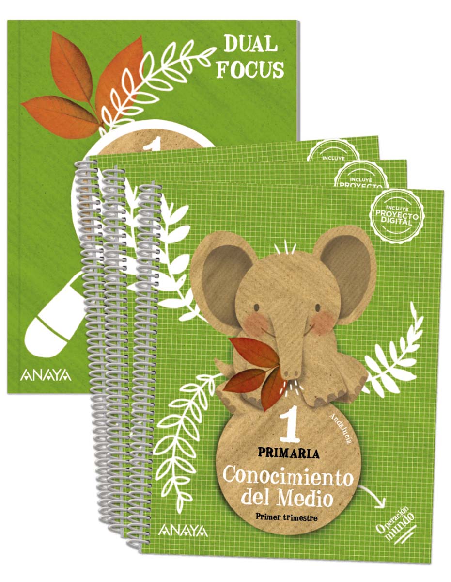 Conocimiento del Medio 1. Cuadrícula. + Science 1. Dual focus (Tapa blanda) 1