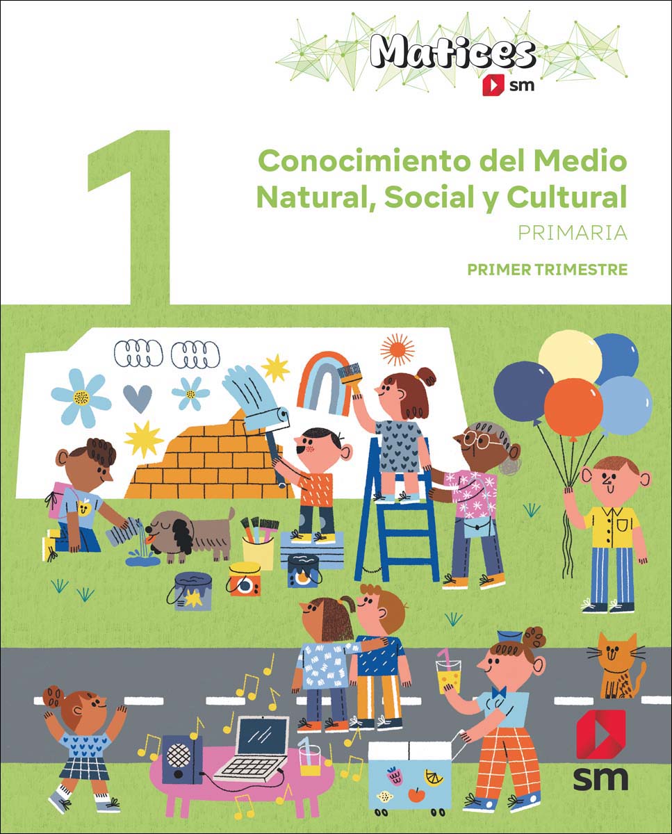 Conocimiento del Medio Natural, Social y Cultural. 1 Primaria. Trimestres. Matices (Tapa blanda) 1