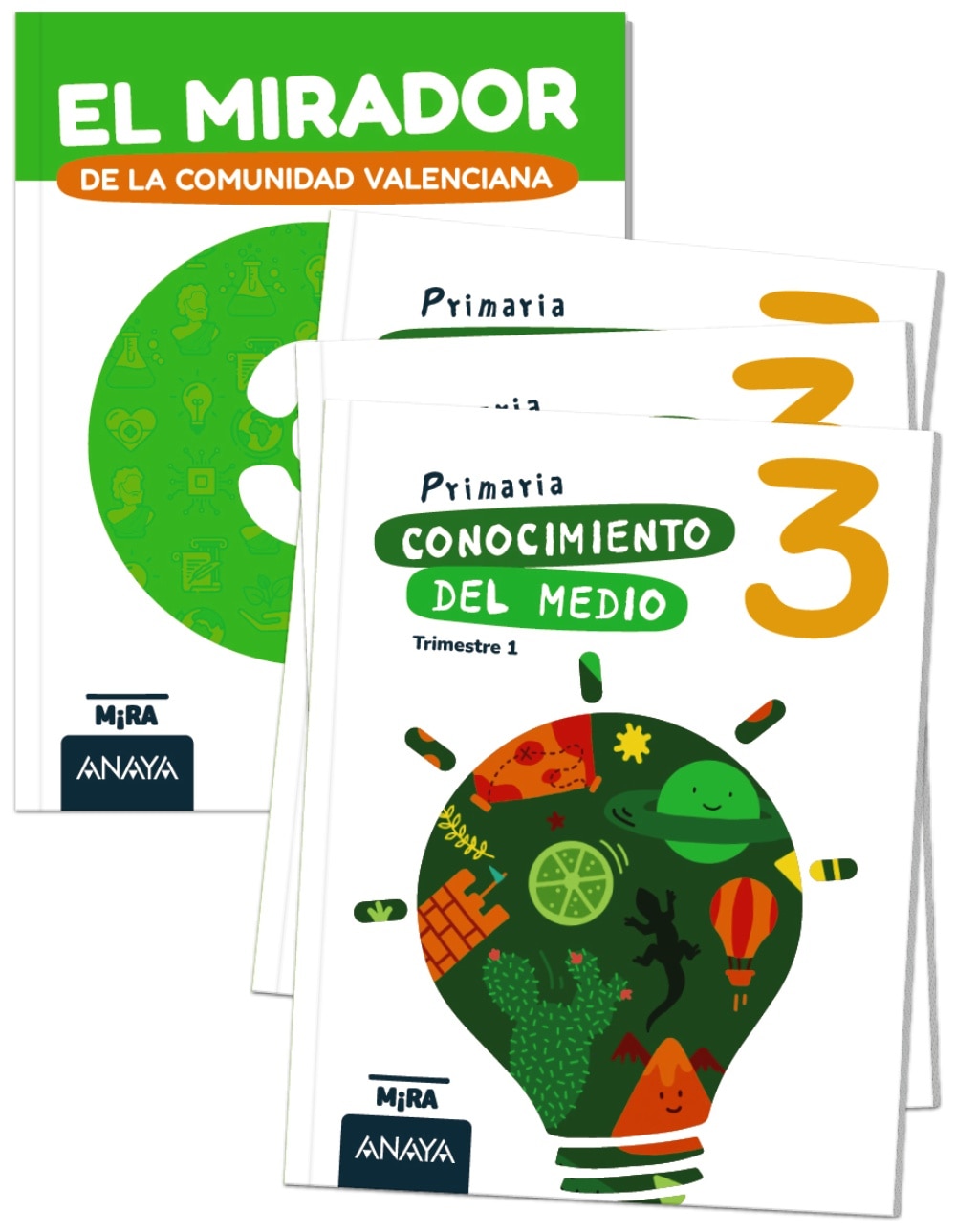 Imagen 1 de CONOCIMIENTO DEL MEDIO 3 + EL MIRADOR DE  (Tapa blanda)