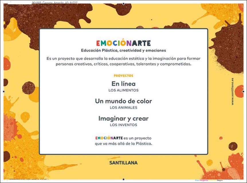 Portada de EMOCIONARTE EDUCACION PLASTICA, CREATIVIDAD Y EMOCIONES 3 PRIMARIA (Tapa blanda).