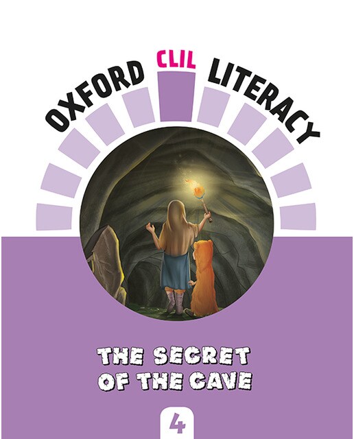 Portada de Oxford CLIL Literacy Art Primary 4. The secret of the cave