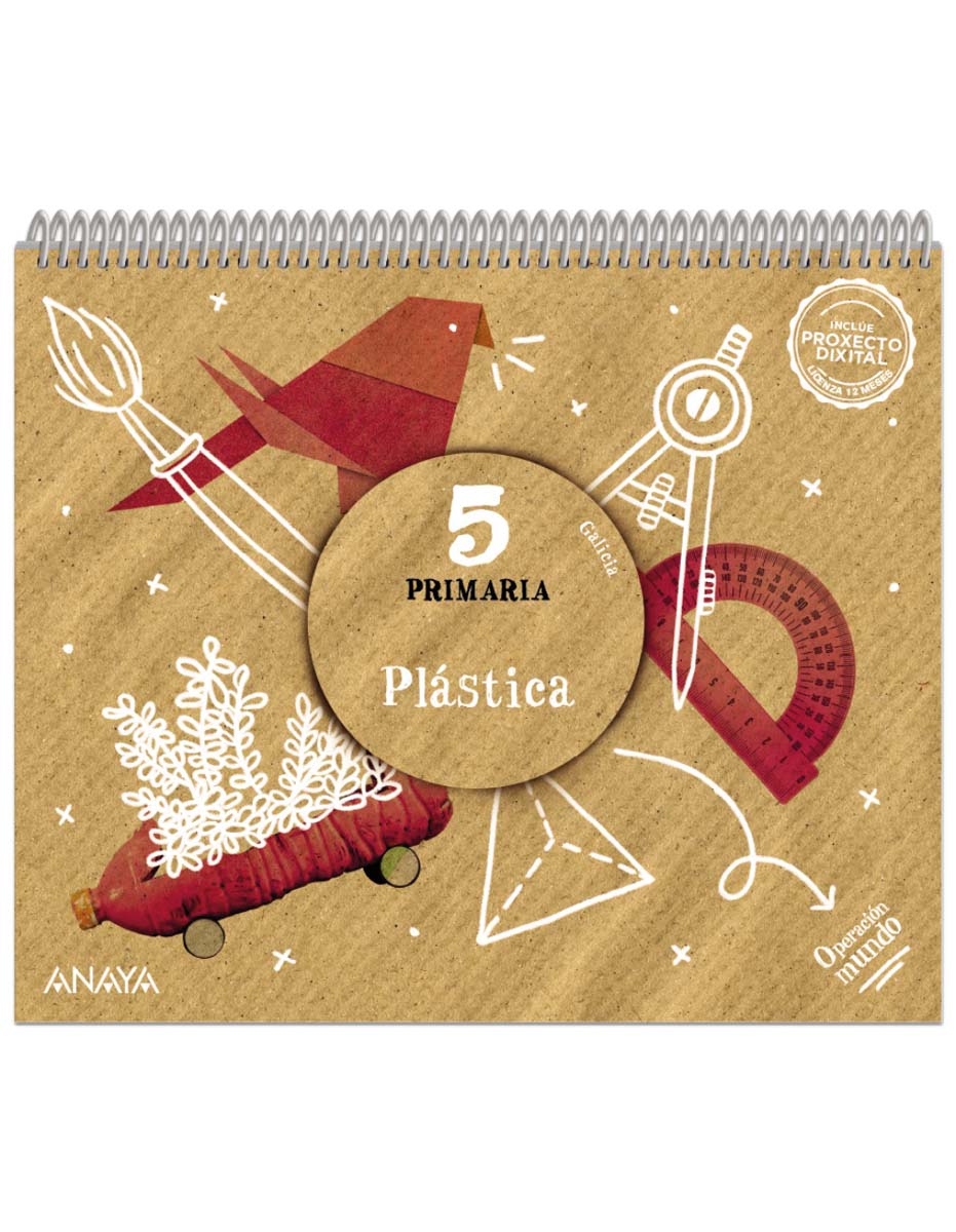 Portada de Plástica 5. (Tapa blanda).