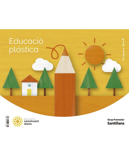 Portada de EDUCACIO PLASTICA 1 PRIMARIA CONSTRUINT MONS.