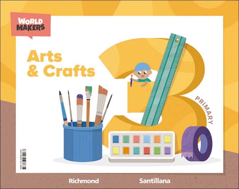 Portada de ARTS & CRAFTS 3 PRIMARY WORLD MAKERS.