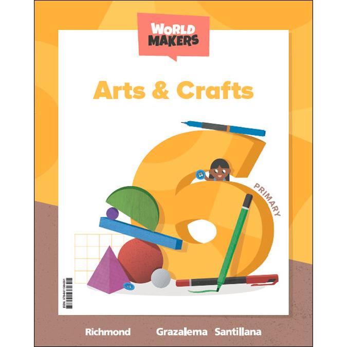 Portada de ARTS & CRAFTS 6 PRIMARY WORLD MAKERS (Tapa blanda).