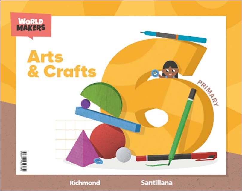 Portada de ARTS & CRAFTS 6 PRIMARY WORLD MAKERS.