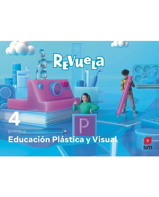 Imagen 0 de Educación Plástica y Visual. 4 Primaria. Revuela  (Tapa blanda)