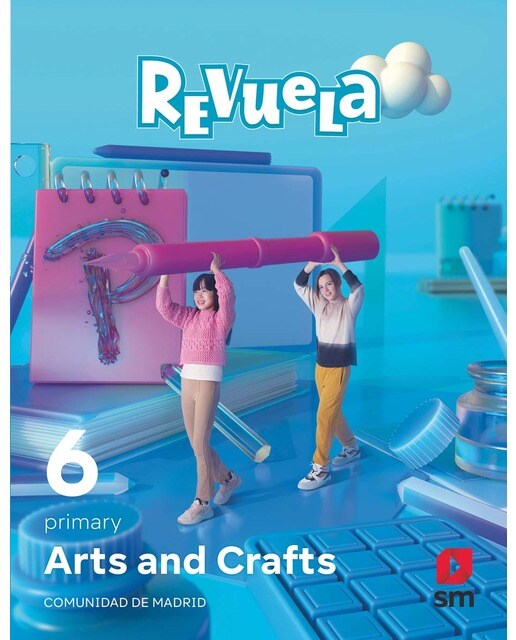 Portada de Arts and Crafts. 6 Primary. Revuela. Comunidad de Madrid (Tapa blanda).