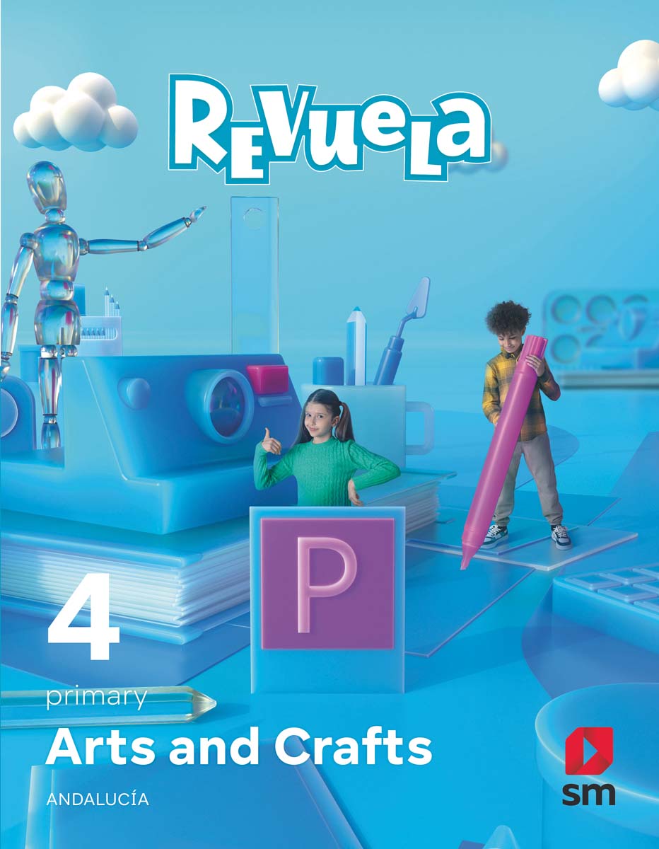 Portada de Arts and Crafts. 4 Primary. Revuela. Andalucía (Tapa blanda).