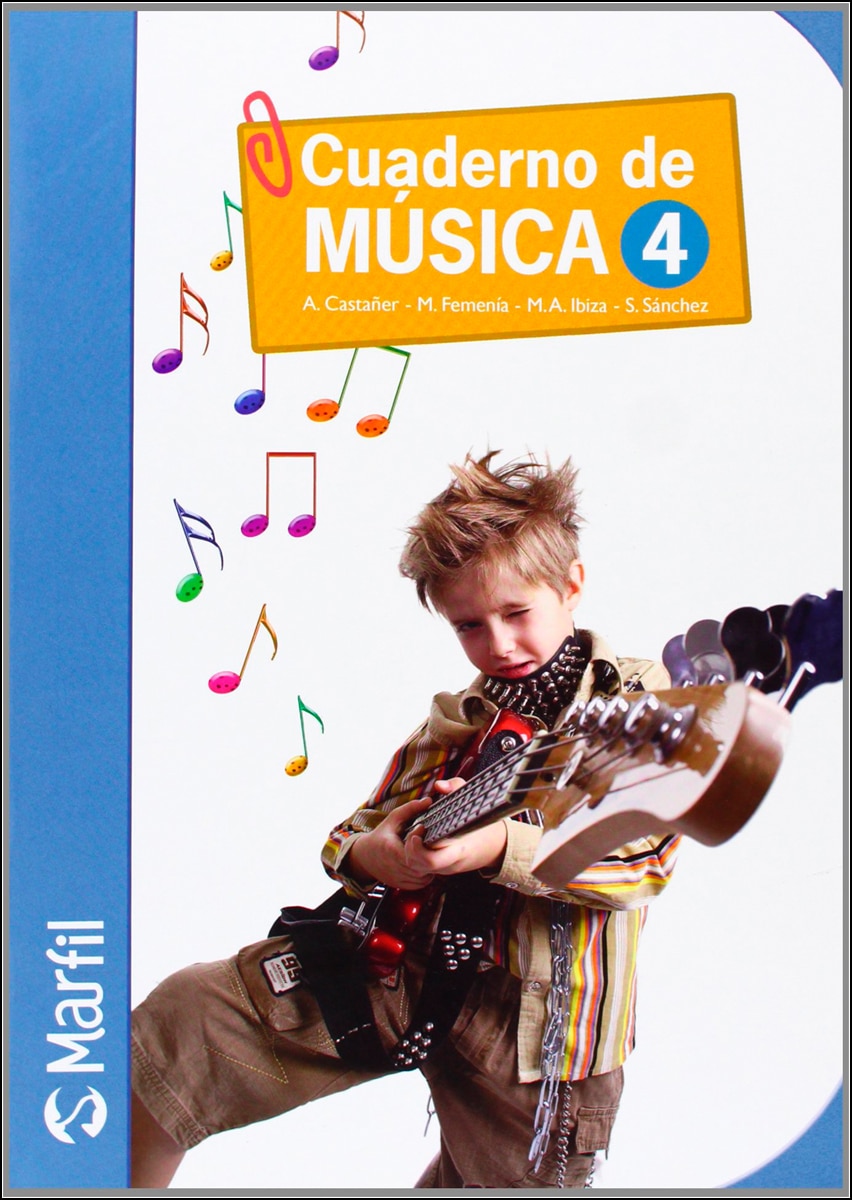 Portada de Cuaderno de Música-4 (Tapa blanda).