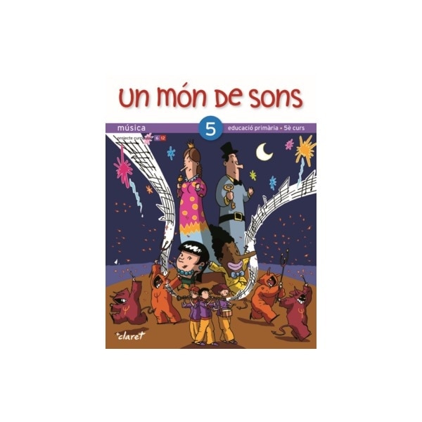 Portada de Un món de sons 5: Música. Educació primària, 5è curs.
