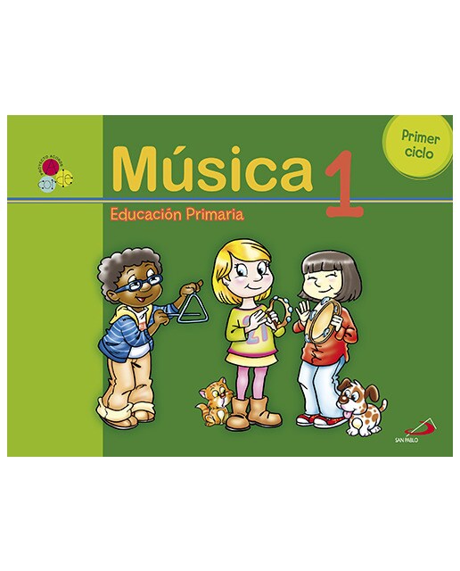 Portada de Música 1 - Proyecto Acorde - Libro del alumno: Educación Primaria. Primer ciclo (Tapa blanda).