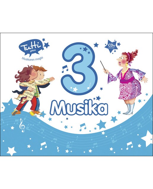 Portada de MUSIKA 3 (CDa barnean) (Tapa blanda).