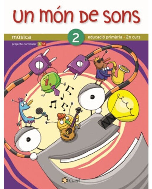 Portada de Un món de sons 2: Música. Educació primària, 2n curs - 9788498460278