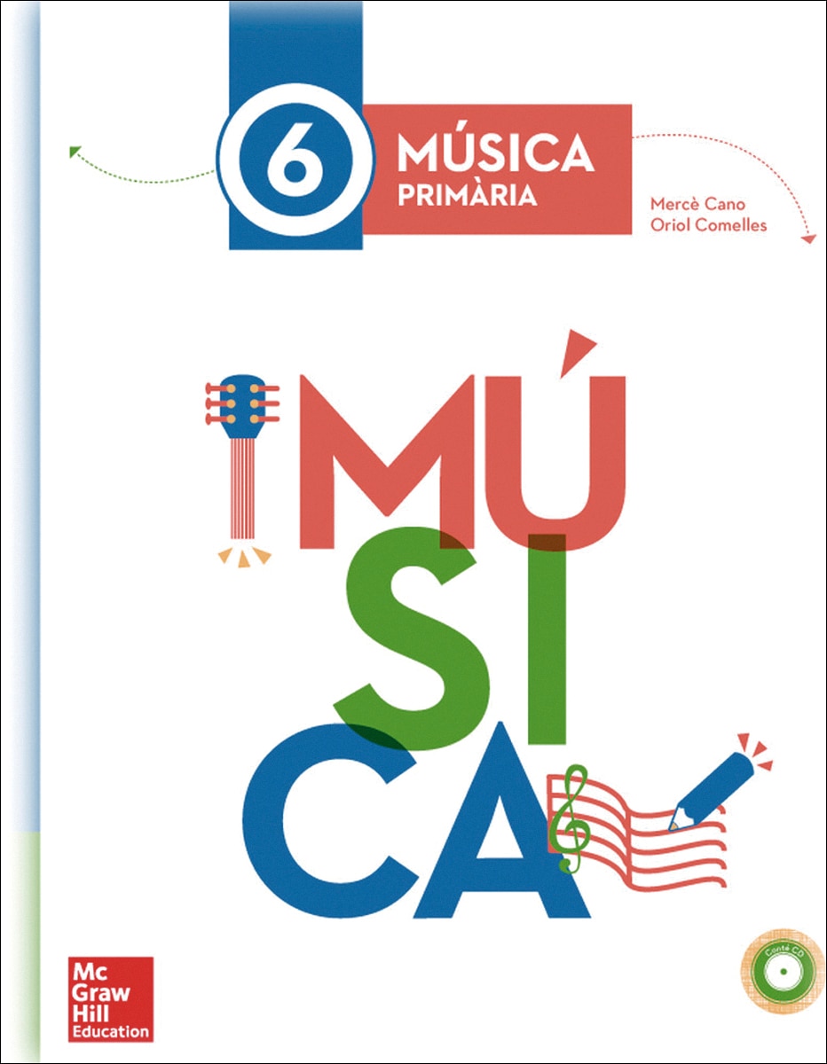 Portada de Musica 6 Primaria (LA + 1CD) (Tapa blanda).
