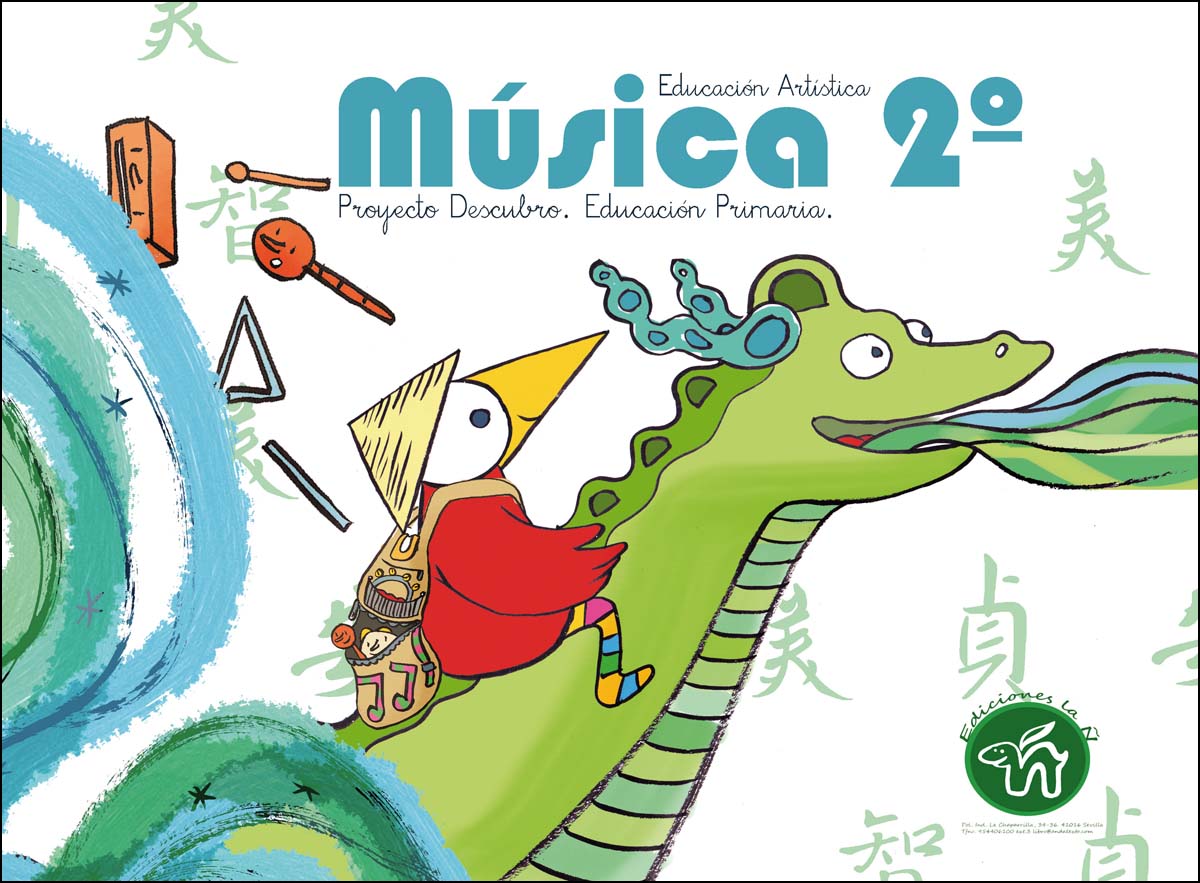 Portada de Música 2º: Proyecto Descubro 2015.