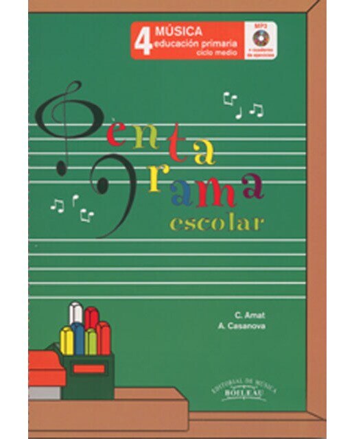 Imagen 0 de Pentagrama Escolar Música 4: Educación Primaria. Ciclo Medio