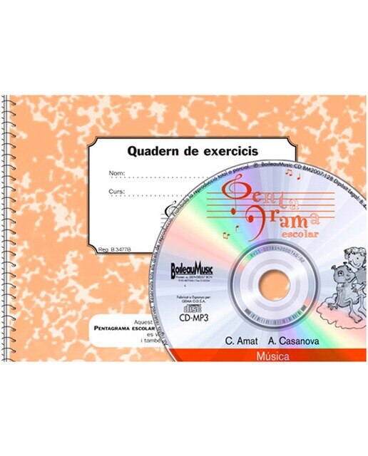 Imagen 0 de Pentagrama Escolar 4 - CD + Quadern d'exercicis  (Tapa blanda)