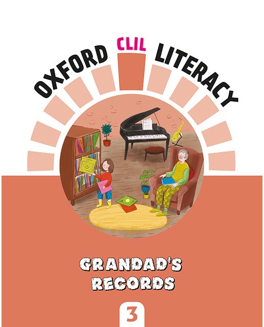 Portada de Oxford CLIL Literacy Music Primary 3. Grandad's records.