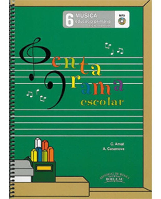 Pentagrama Escolar Música 6 CAT: Educació Primària. Cicle Superior 1