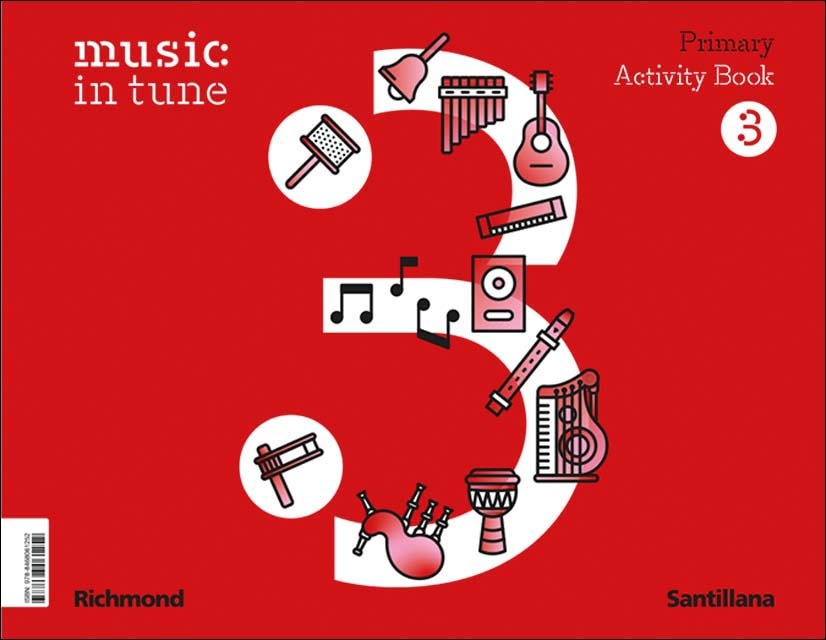 MUSIC IN TUNE 3 PRIMARY ACTIVITY BOOK (Tapa blanda) 1