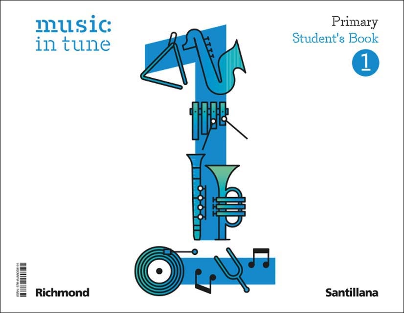 Portada de MUSIC IN TUNE 1 PRIMARY STUDENT'S BOOK.