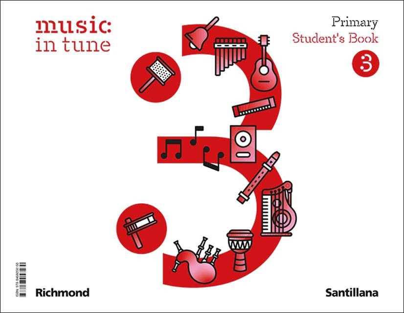 Portada de MUSIC IN TUNE 3 PRIMARY STUDENT'S BOOK.