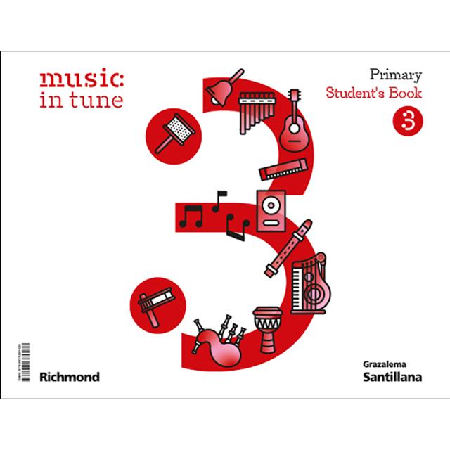 Portada de MUSIC IN TUNE 3 PRIMARY STUDENT'S BOOK.