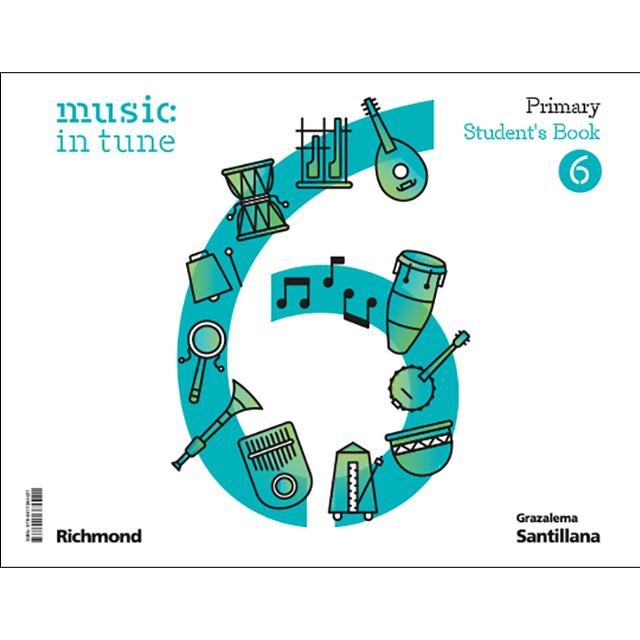 Portada de MUSIC IN TUNE 6 PRIMARY STUDENT'S BOOK.