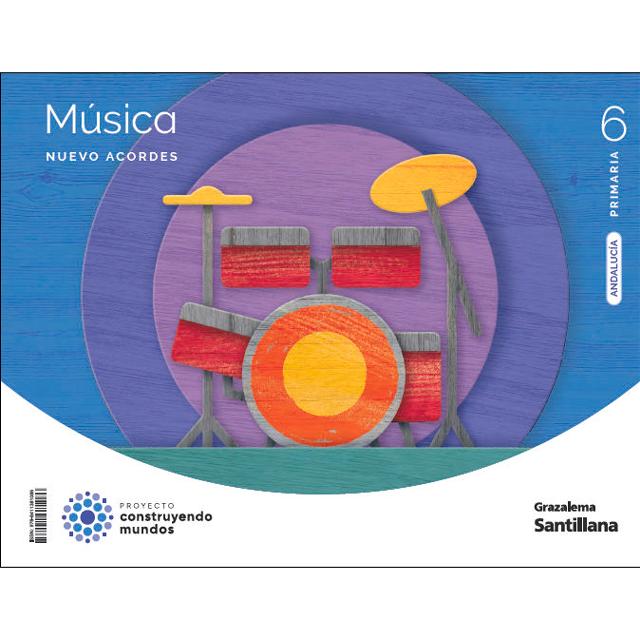 Portada de MUSICA NUEVO ACORDES 6 PRIMARIA.