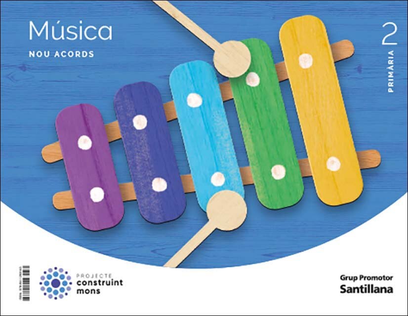 Portada de MUSICA NOU ACORDS 2 PRIMARIA CONTRUINT MONS.