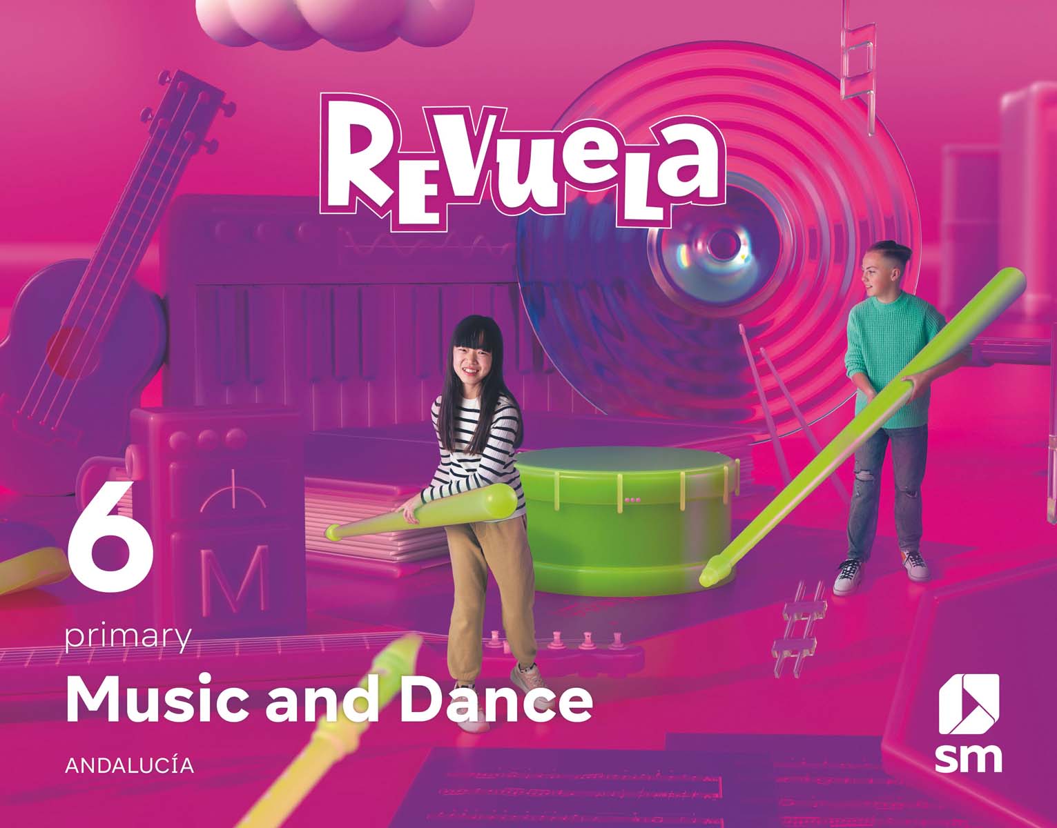 Portada de Music and Dance. 6 Primary. Revuela. Andalucía (Tapa blanda).