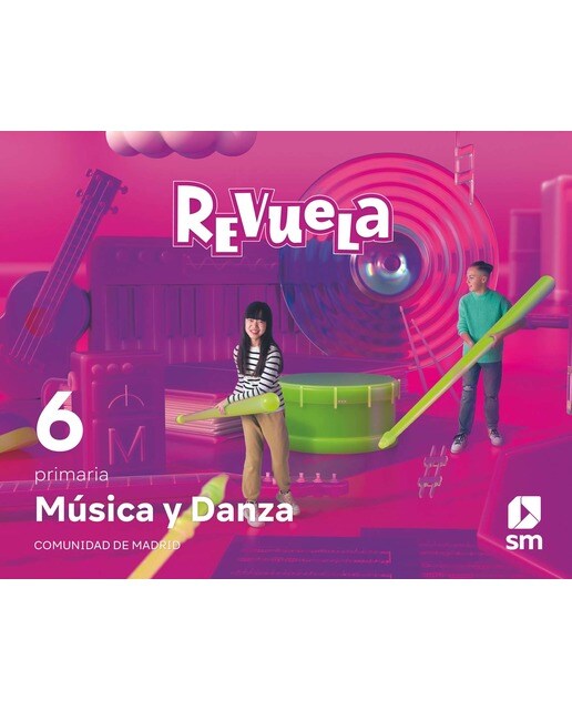 Imagen 0 de Música y Danza. 6 Primaria. Revuela. Comunidad de Madrid (Tapa blanda)