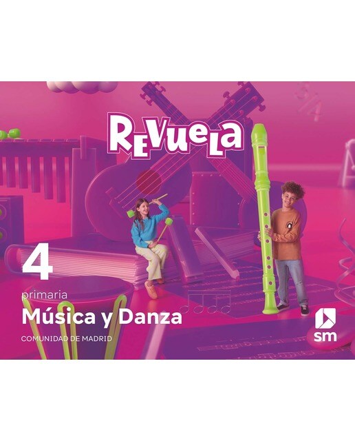 Imagen 0 de Música y Danza. 4 Primaria. Revuela. Comunidad de Madrid  (Tapa blanda)