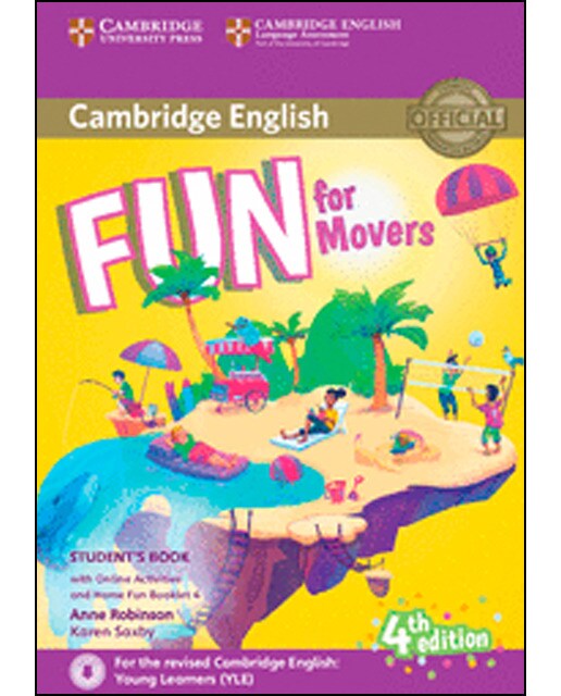 Portada de Fun for Movers Student's Book with Online Activities with Audio and Home Fun Booklet 4 (Tapa blanda).