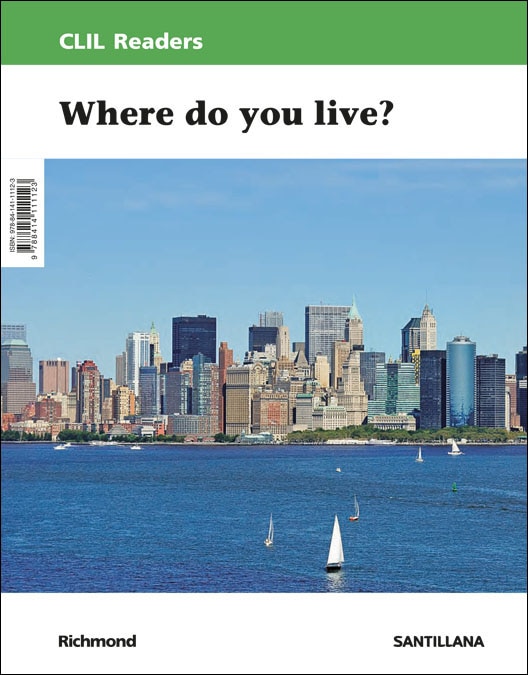 Portada de CLIL READERS LEVEL II PRI WHERE DO YOU LIVE? (Tapa blanda).
