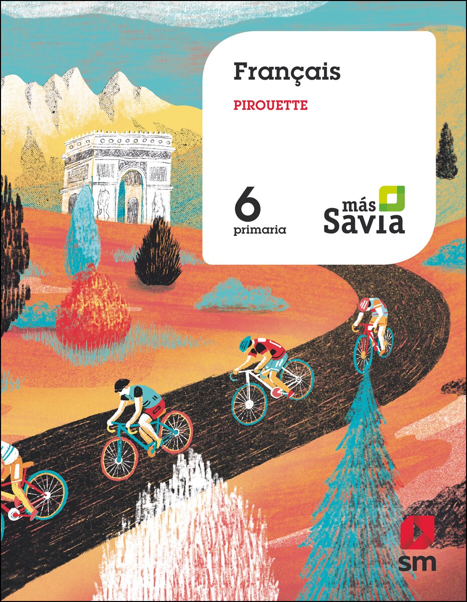 Portada de Francés Pirouette. 6 Primaria. Más Savia (Tapa blanda).