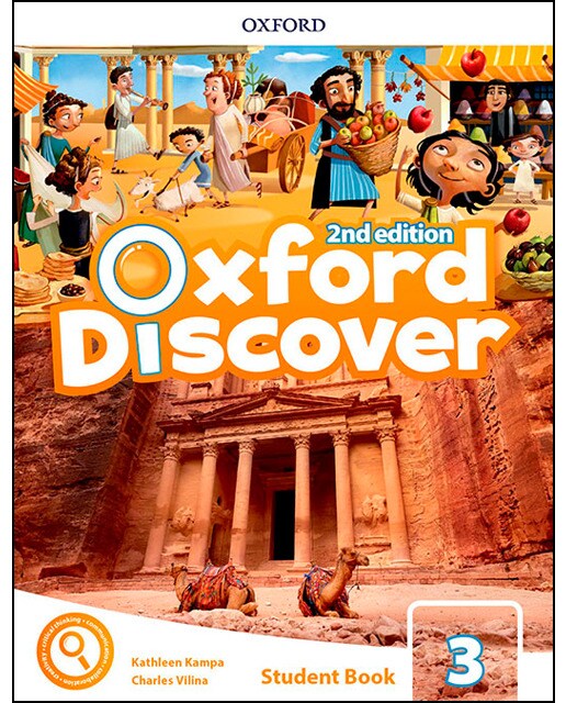 Portada de Oxford Discover 3 Class Book with App Pack 2nd Edition