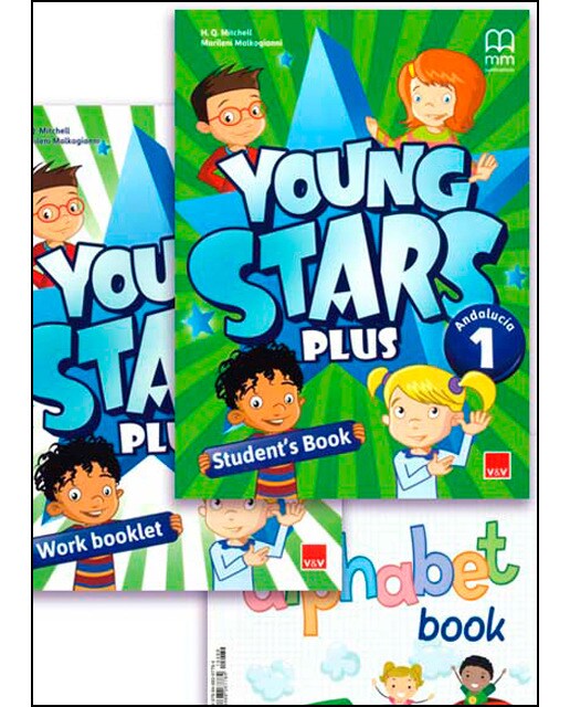 YOUNG STARS PLUS 1 AND+BOOKLET+ ALPHABETH